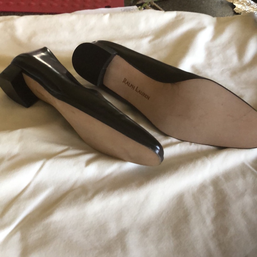 Black Ralph Lauren all leather, leather soles, NEW - Picture 4 of 5